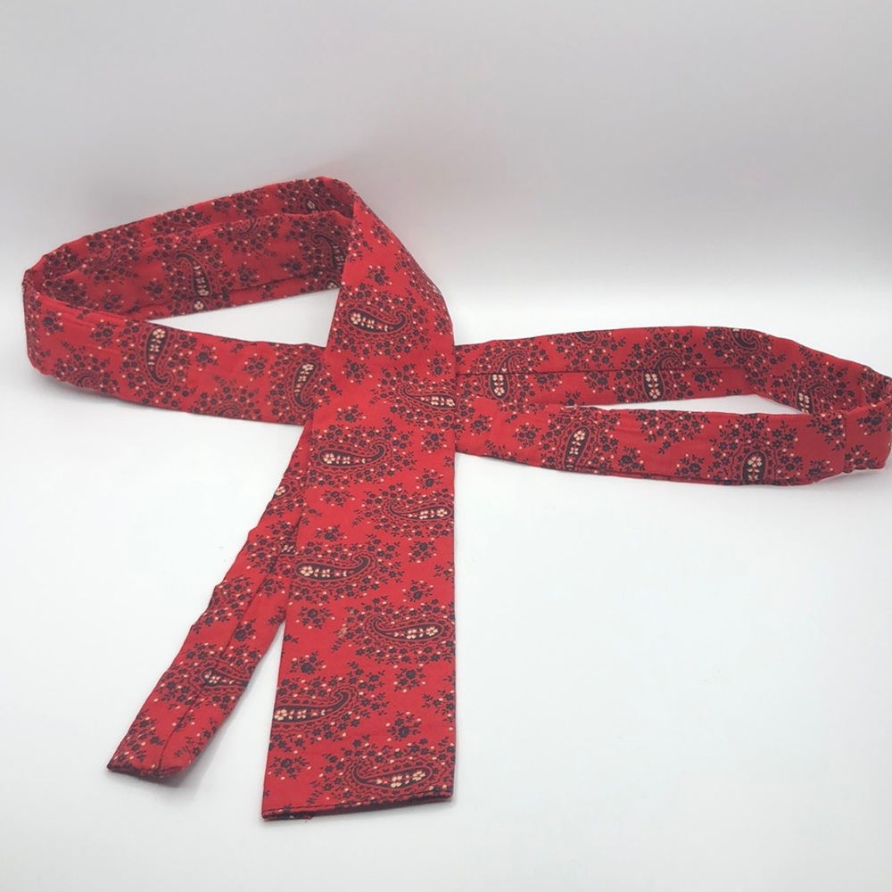 VTG Marshall Field & Company Bow tie Batwing Square End Tie Unisex Rare find